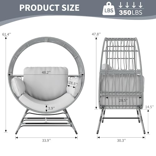 Luxury Outdoor Wicker Lounge Chair