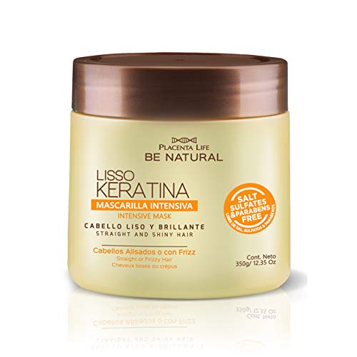 Be Natural - Lisso Keratina Mascarilla Intensiva - Hidratación y...
