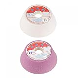 uxcell 4-Inch Flaring Cup Grinding Wheel 60 Grits White 80 Grits Pink Aluminum Oxide Surface Grinding Ceramic Tool