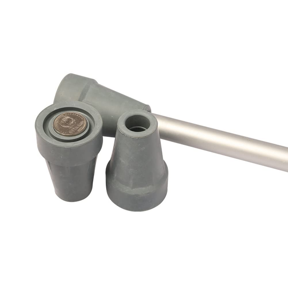 Muletas de Antebrazo Ajustables, Muletas Ergonómicas de Antebrazo para Adultos, Muletas Ligeras de Aluminio para Caminar, Adecuadas para Ancianos, Discapacitados, 1 Par