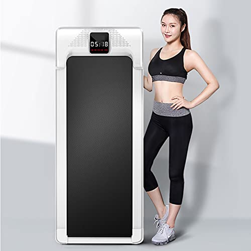 Image of Electric Walking Machine Ultra-Flat Under Desk Treadmill with LED Display Remote Control Adjustable Speed Jogging for Home /Office 100kg Max Weight