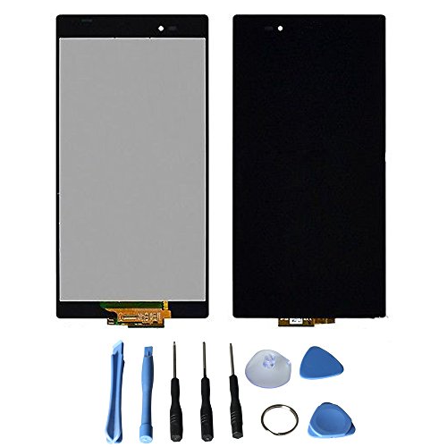 LCD Display Touch Screen Digitizer Assembly for Sony Xperia Z Ultra LTE C6806 C6833, C6802 with Free Tools (Black)