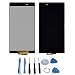 LCD display Touch Screen Digitizer Assembly for Sony Xperia Z Ultra LTE C6806 C6833, C6802 with free tools (Black)