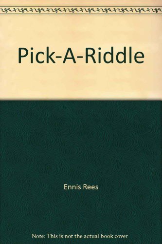 Pick-a-riddle B0007EDEXO Book Cover
