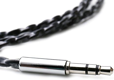 ZY HiFi Cable 3.5mm Male to 3.5mm Male Earphone Upgrade Cable ZY-200 (Black)