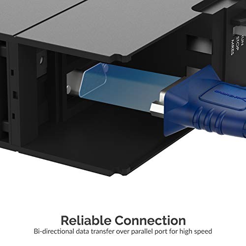 Image of SABRENT USB 2.0 to Serial (9 Pin) DB 9 RS 232 Converter Cable, Prolific Chipset, Hexnuts, [Windows 10 /8.1 /8 /7 /VISTA /XP, Mac OS X 10.6 and Above] 6 Feet (CB-9P6F)