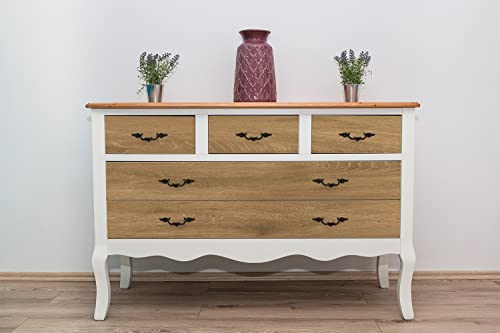 Pegatina adhesiva para muebles de madera roble ideal para transformar tu cómoda 5