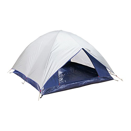 Barraca Dome Iglú 6 Pessoas Prata E Azul Sobreteto 155560 Ntk