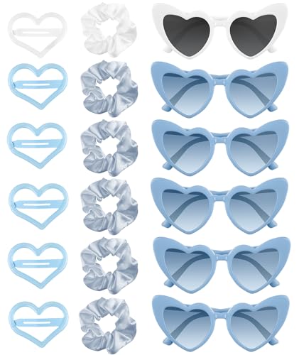 Lunettes de soleil EVJF et chouchous en satin pour un enterrement de vie de jeune fille réussi
