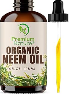 Organic Neem Oil For Skin - Neem Oil for Hair Pure Neem Oil