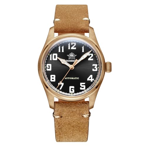 ADDIESDIVE Bronze Uhren fliegeruhren Herren analog automatik Uhr Herren AD2114