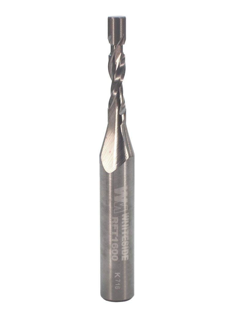 Whiteside Router Bits RFT1600 1/8-Inch Cutting Diameter and Spiral Flush Trim Bit with Up Cut