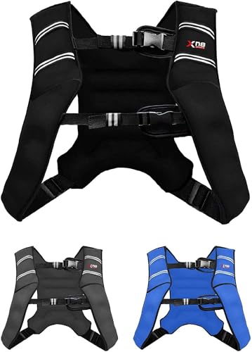 Xn8 Adjustable Weighted Vest 3.5 kg 5 kg 8 kg 10 kg Neoprene Weighted Vests for Men Women Running Jogging...