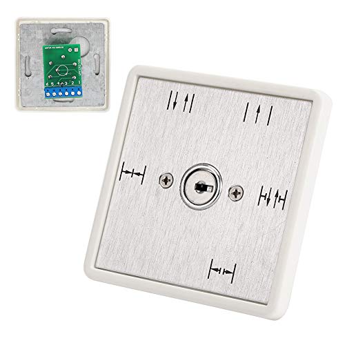 Interruptor automático de llave para puerta corrediza y control de acceso de aluminio 3