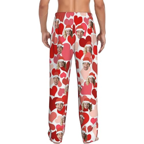 Custom Pajama Pants Custom Pajamas with Face Photo Personalized PJ Pants Christmas Valentine's Day Funny Gifts for Men Women3