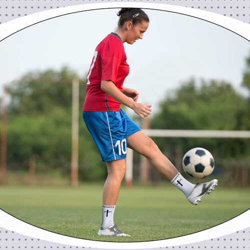 6 Pairs Grip Soccer Socks Anti Slip Sock with Rubber Dots for Youth Men3