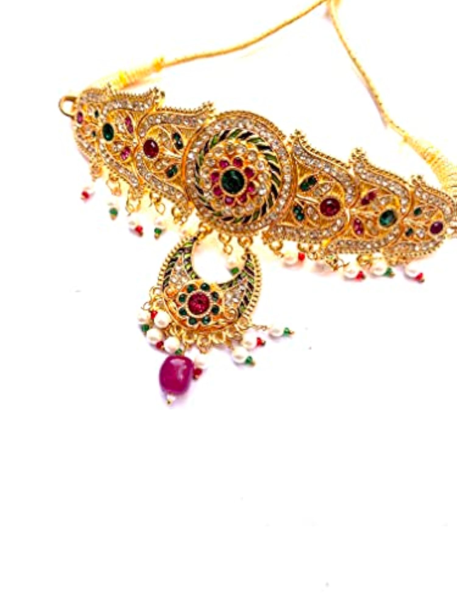 Brass Gold Plated Armlet, Traditional Bajuband