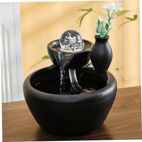 Mini cascada para oficina que reduce el estrés con fuente de agua de escritorio 8