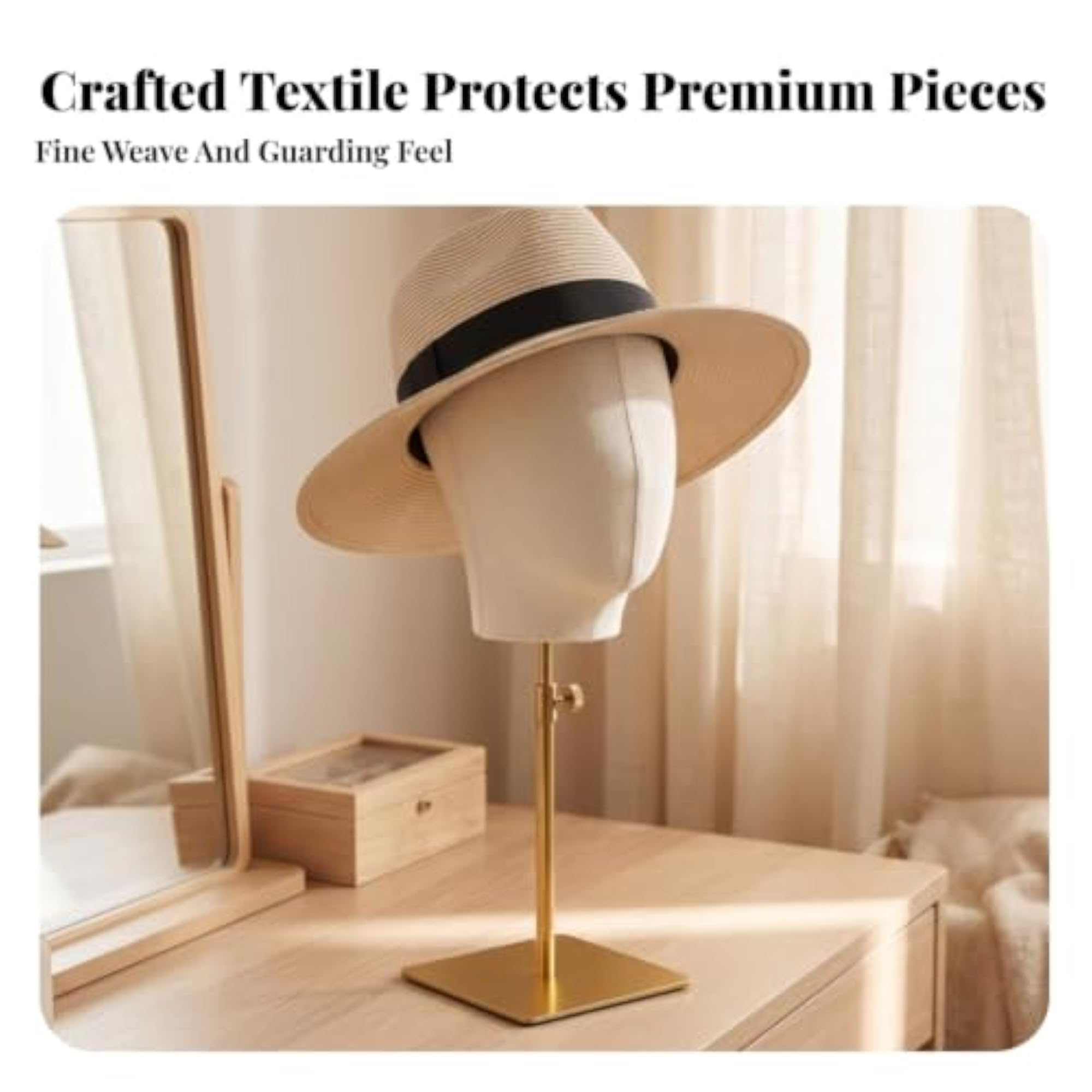 Adjustable Head Stand for Hairpieces
