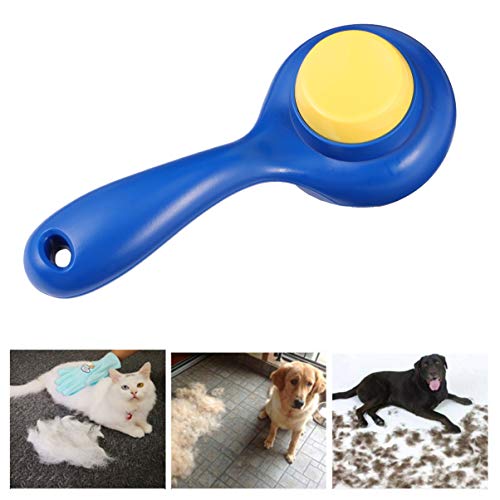 Escova de cuidados para cães da POPETPOP para limpeza de pelos de animais de estimação, escova remov