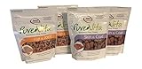 Pure Vita Dog Treats Bundle of 4 6 oz Bags 2 Salmon Skin & Coat and 2 Chicken Hip and Joint