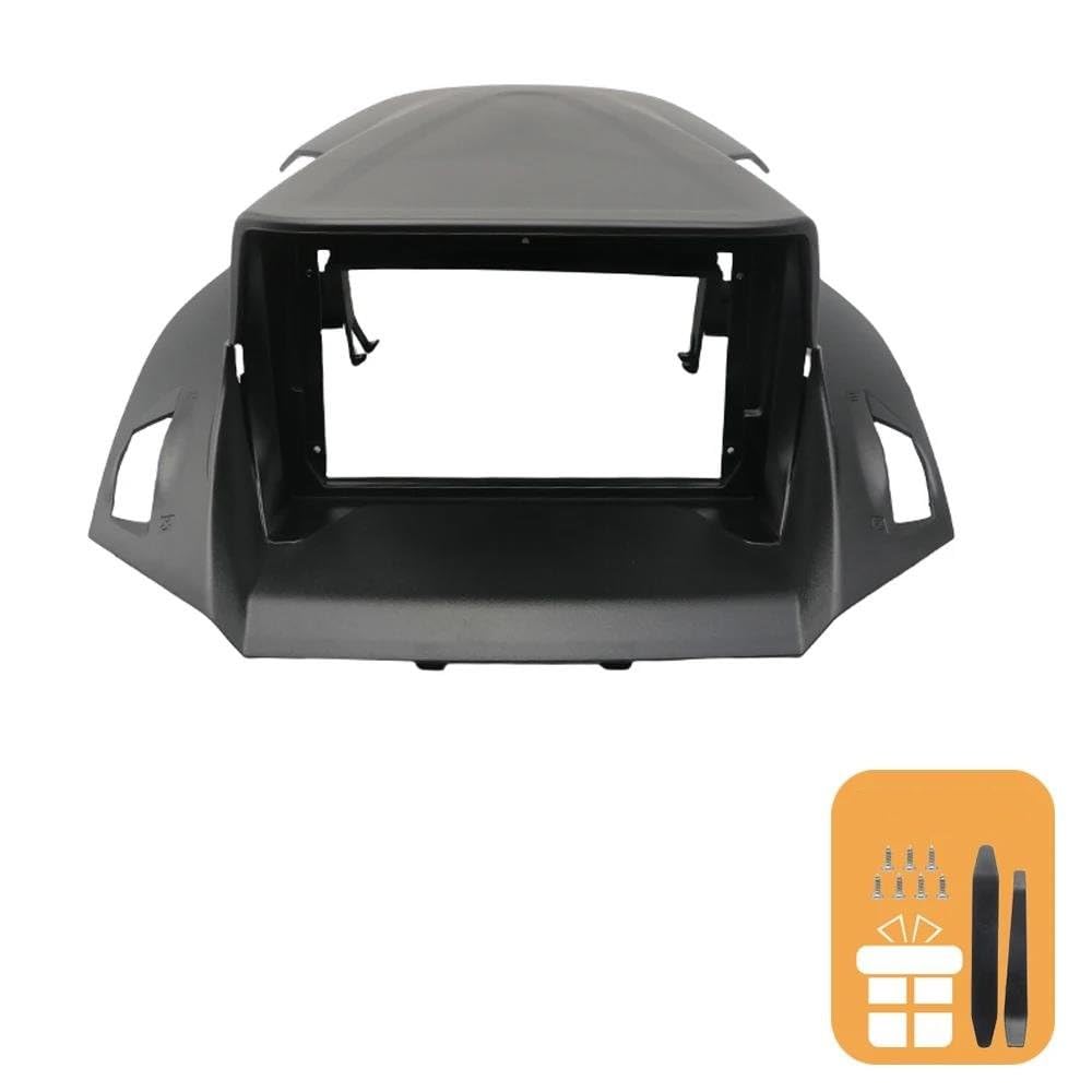 Générique Cadre de façade d'autoradio Kit De Tableau De Bord Radio Android 9 "2DIN Voiture pour Ford pour Kuga 2 pour Escape 3 2011-2018-panneau D'installation Autoradio Tableau de Bord