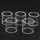 5 stücke Gerade Glas fit for den Überschreiten D19 D22 D22C. Passt for QUADER Lite fit for ultimo Unimax 22 25 2 II Passt for RTA-Glasröhre. ( Farbe : 5PCS clear , Größe : Fit for EXCEED D22C 2ml )