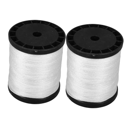 Gadpiparty 2rolls Heavy Duty Twine Nylon String for Tools Gardening Bundling Twine Construction String Easy to Cut Outdoor Use