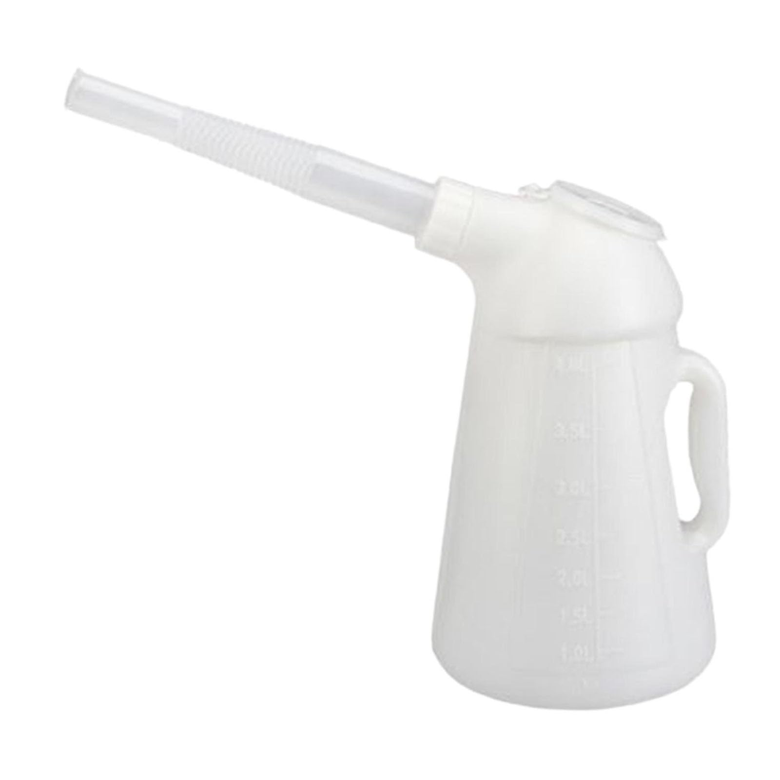 Kalttoy 4L Oil Container With Spout Oil Dispensing Bottles Measuring Container Tool Leakage Proof Engine Dispenser Ergonomic Handle