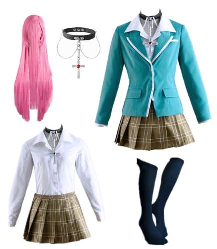 Cosplay Moka Akashiya : costume femme jupe à carreaux taille S