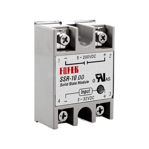 Relais statique DC 5-60V SSR-100DD haute durabilité boîtier isolé