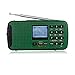 Produktbild ZDY HR11W / S Tragbares Radio Bluetooth Lautsprecher Solar-Notfall-Funkempfänger FM MW SW mit MP3-Player-Digital-Recorder,Grün