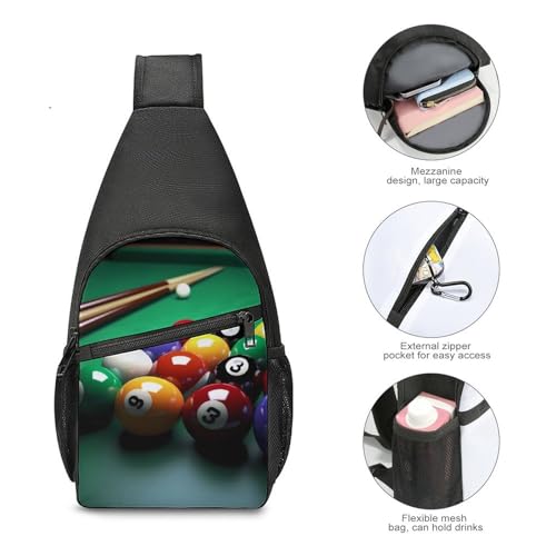 Bolso cruzado casual deportivo para senderismo y viaje miniatura 5