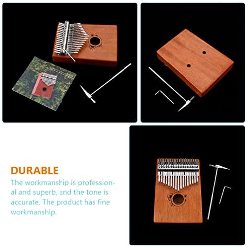BIENKA Kalimba Thumb Piano 17 Touches Finger Piano Portable en Bois Mbira Finger Piano avec Marteau Instrument de… - Les Beatles, Paul McCartney, John Lennon, RIngo Starr, George Harrison BIENKA Kalimba Thumb Piano 17 Touches Finger Piano Portable en Bois Mbira Finger Piano avec Marteau Instrument de… – Image 8