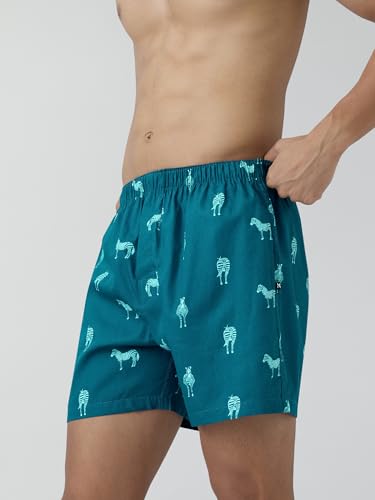Image of XYXX Men's Remix Regular Fit Cotton Printed Boxer with Dual Pocket & No Marks Waistband (Pack of 2)