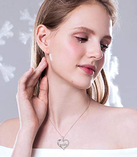 925-Sterling-Silver-Mom-Necklace-Love-Heart-Pendant-Mama-Bear-Panda-Elephant-Sloth-Animal-Necklaces-Mother-Son-Daughter-Jewelry-Gifts-for-Women-Mum-Family