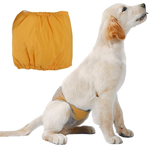 Pañales para Perro Cubre Panza Lavables [Juego de 1 Piezas] Pañales Reutilizables y amigables con el Medio Ambiente (S)