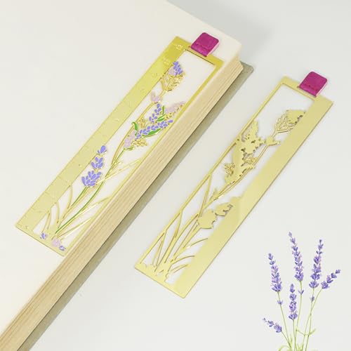 Marque-page en métal de style chinois avec pompon élégant