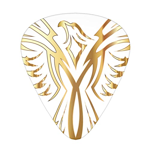 Ensemble de 12 médiators de guitare Phoenix pour guitare acoustique, guitare électrique, contrebasse, ukulélé - Les Beatles, Paul McCartney, John Lennon, RIngo Starr, George Harrison Ensemble de 12 médiators de guitare Phoenix pour guitare acoustique, guitare électrique, contrebasse, ukulélé