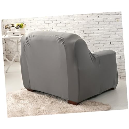 Funda de sofá antideslizante gris elástica Alipis protector de sofá para sillón tapizado 3