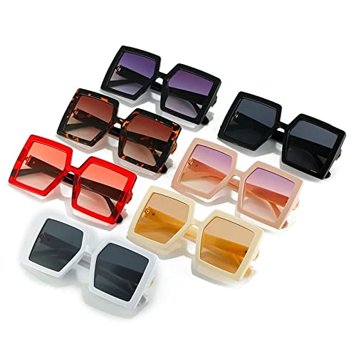 COTIA Retro Square Sunglasses Women Men Classic Big Frame Eyewear2