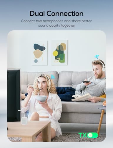 Nulaxy Air In-Flight Bluetooth Wireless Audio Transmitter Receiver For Up To 2 Airpods Or Wireless Headphones, Bluetooth Adapter For All 3.5Mm Jacks On Airplanes thumb #6