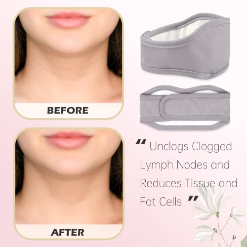 Image of Reusable Castor Oil Pack Wrap for Stomach Less Mess, Elastic Strap Cotton Machine Washable Anti Oil Leak 2pcs, Wistful Mauve