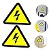 ABOOFAN 50Pcs High Voltage Warning Stickers Self Adhesive Safety Labels for Electrical Equipment Electrical Signs for Home Office Industrial Use Easy Peel Stick