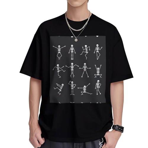 T-shirt manches courtes homme en coton respirant pour l'été en ville
