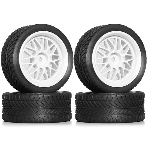 Compatible With Tamiya XV02 XV01 For TT02 For HPI For KYOSHO PTG2 1/10 RC �����[�p�^�C���z�C�[�� 12mm �Z�p�S���^�C�� RC�^�C���Z�b�g
