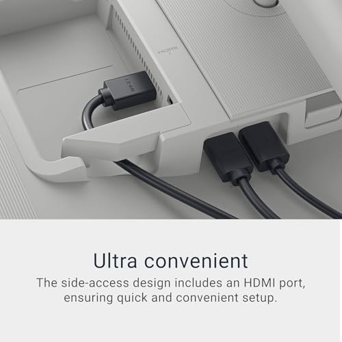Image of Dell 27 inch Monitor, 4K (3840 x 2160) - 120Hz Refresh Rate 1500:1 Contrast Ratio, AMD FreeSync - VESA, Integrated Speaker, Height /Tilt /Pivot /Swivel Adjustability, DisplayPort & 2 x HDMI, White