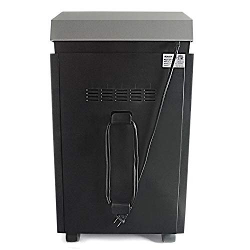 Aurora 15-Sheet Professional Grade High Security Micro-Cut Paper/Cd And Credit Card Shredder, Heavy Duty 60 Minutes Continuous Running Time, Large Size 8.5-Gallon Pullout Basket, Easy Mobility #TOP5