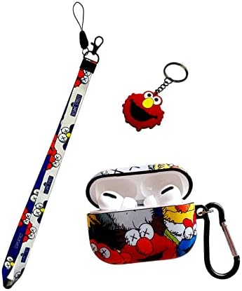 WAGDOD Fancy Funny Personalised and Unique IMD Process TPU Soft AirPods Pro 2nd Generation Case（2022 Release）, with Lanyard Keychain AirPods Pro 2nd Case Cover