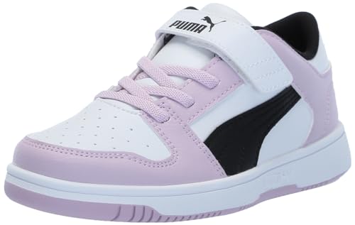 PUMA jp qp oEh CAbv ʃt@Xi[Xj[J[, Puma White-puma Black-grape Mist, 6 Toddler